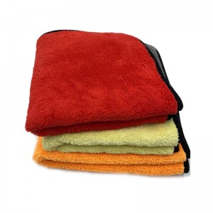 Wholesale High Quality Microfiber Leather for Sofa Manufacturers –   High Density Coral Fleece Towel – Huanyang