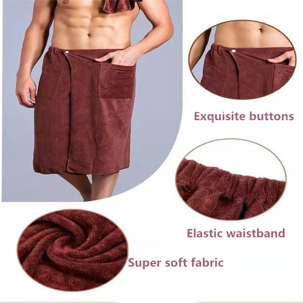 Selections Men’s Wrap towel Shower