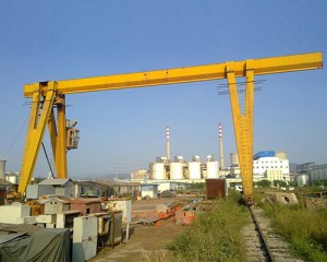 Stable and Reliable box type single beam gantry crane 8m with hoist