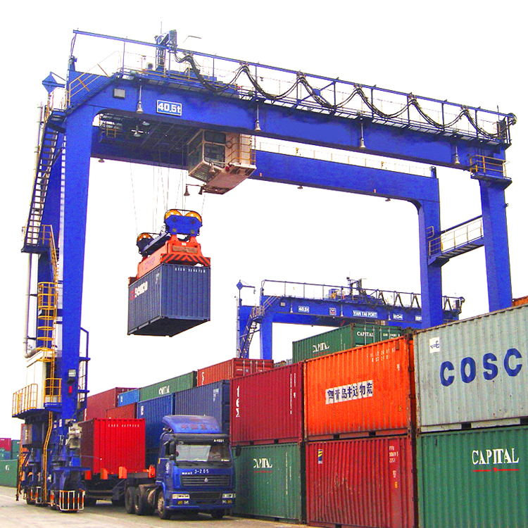 What is the purpose of rubber tyred gantry crane？
