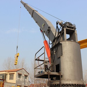 Factory direct sale marine deck davit crane for boat