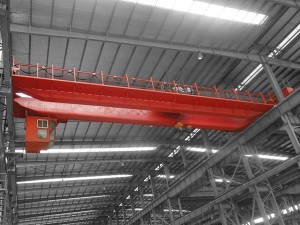 Heavy load capacity double girder overhead crane for workshop