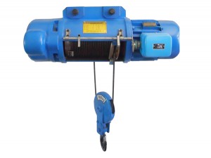 Heavy duty lifting equipment electrical wire rope hoist