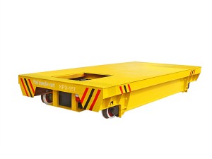Electrical rail transfer cart for factory