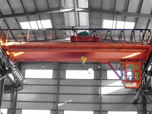 Stable low price double beam overhead crane with trolley