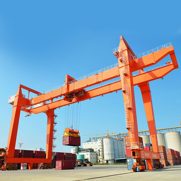 container rail mounted gantry crane showcase 1