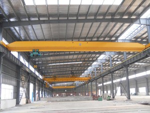 Heavy lifting capacity electric single girder overhead cranes for factory