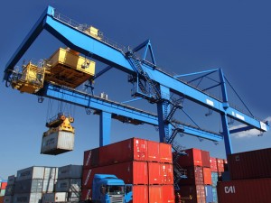 Highway rail mounted gantry container cranes for sale
