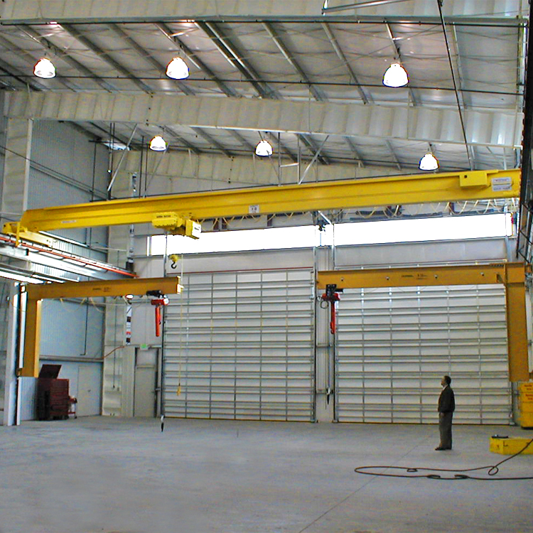 What is a bridge crane in material handling?