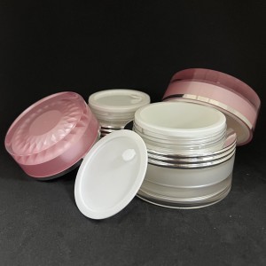 30g/50g Round Double Wall Charming Cosmetics Packaging