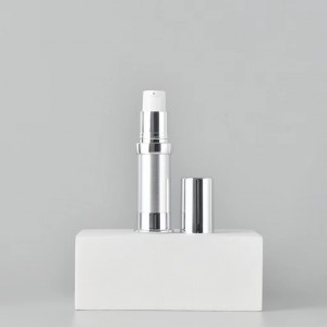 Boutèy ponp Airless Silver Boutèy Airless 15ml 30ml 50ml
