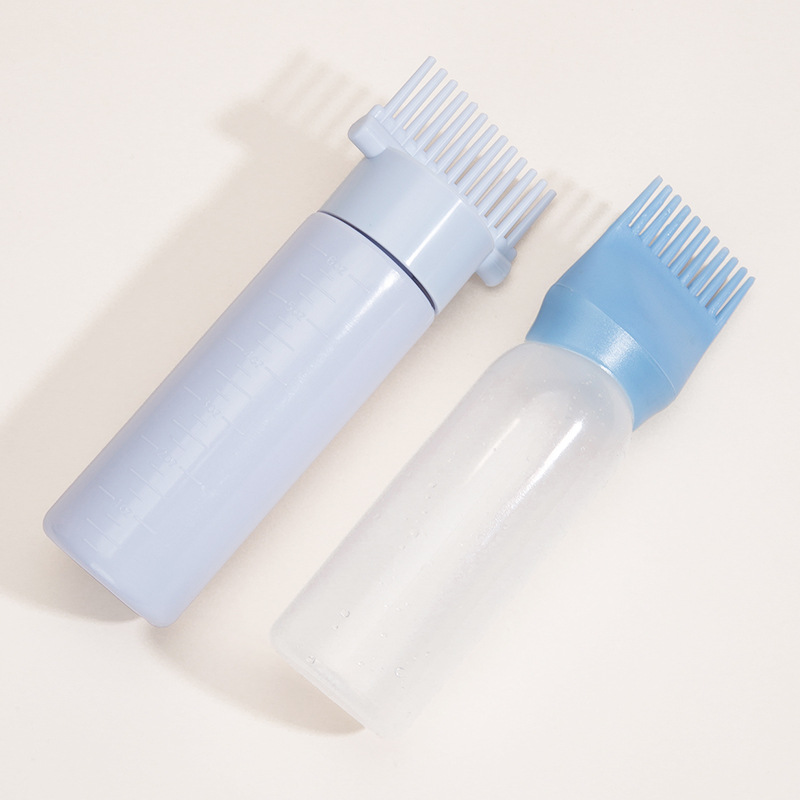Hair Comb and Brush Hair Dye Applicator Oil Comb Applicator Plastic Bottle