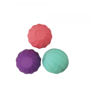 Lipstick Ball na Walang laman na Multi-Color Round Lip Balm Container