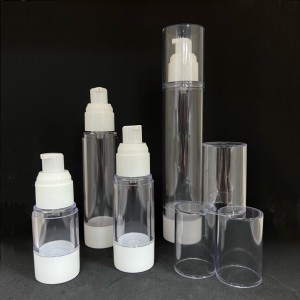 Ntau Lub Peev Xwm Refillable Cosmetic Airless Pump Bottle
