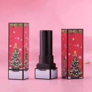최고의 크리스마스 아이템은 메이크업 포장을 위한 선물 립스틱 튜브를 선물합니다.