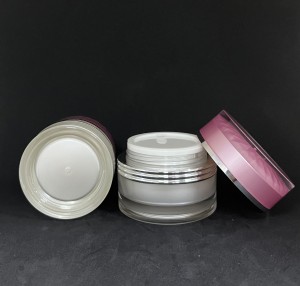 30g/50g Round Double Wall Charming Cosmetics Packaging