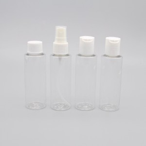 Wadah Perjalanan Kanggo Kit Dispenser Botol Toiletries, Set Ukuran Perjalanan Kanggo Pesawat Kosmetik Cairan