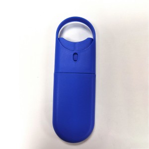 High Quality Fashionable Portable Hanging Ring Plastic Card Perfume Bottle With Sprayer perfume card
