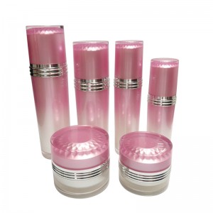 30g / 50g Round Double Wall Charming Cosmetics Packaging