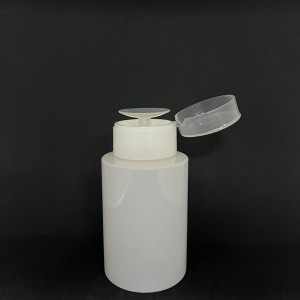 Plastový dávkovač odlakovače na nehty s lahvičkou