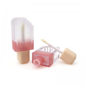 Ice Cream Lip Gloss Liptint Rebranding Rossetto liquido colore lucido Tubo per lucidalabbra personalizzato di lusso