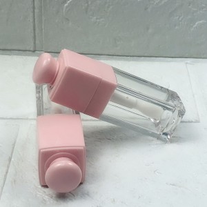 Tub transparent de bàlsam labial mini 5 g Tub de pintallavis de plàstic buit