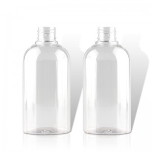 Clear Plastic Empty Squeeze Bottles with green Disc Top Lid