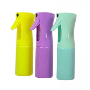 Plastic Colorful Fine Mist Continuous Spray Bottle