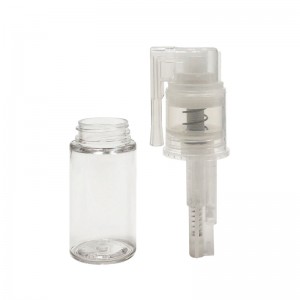 ရှည်လျားသောသော့ခတ်သော Nozzle ဖြင့် သန့်ရှင်းသောအိတ်ဆောင် အလှကုန်မှုန့်မှုတ်ဆေး Pump ပုလင်း