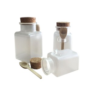Factory Outlets 200ml Plastic Bottle with Salt and Pepper Grinder Top Glass Container