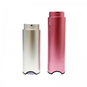 Fashionable Thin Square Aluminum Color Spray Bottle Screw Neck Type Perfume Atomizer