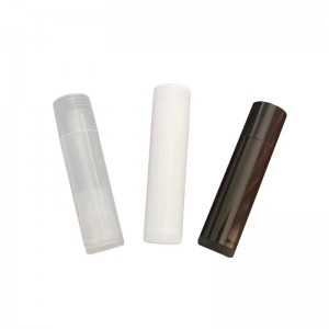 Custom Design PP Lip Balm Tube Clear Plastic Lipstick Tube