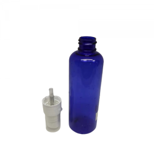 Plastic PET bullet bottle cosmo round pump sprayer bottle