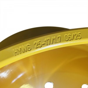 17.00-25/1.7 rim for Construction Equipment rim Wheel loader Volvo L45HS
