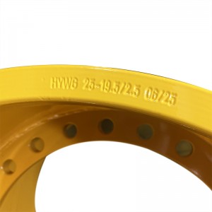 19.50-25/2.5 rim for Construction Equipment rim Wheel loader Volvo L180