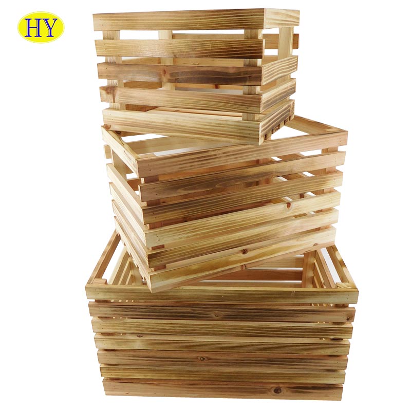 Discount China Wooden Basket and Wood Crate