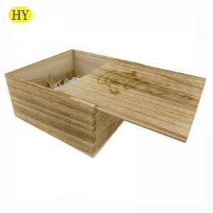 Buy best High Quality sliding lid wood box