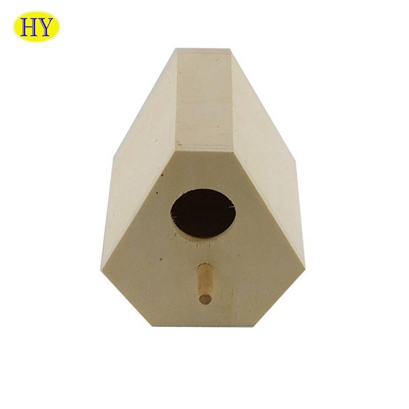 Wholesale Unfinished Simple Cheap Custom Bird House