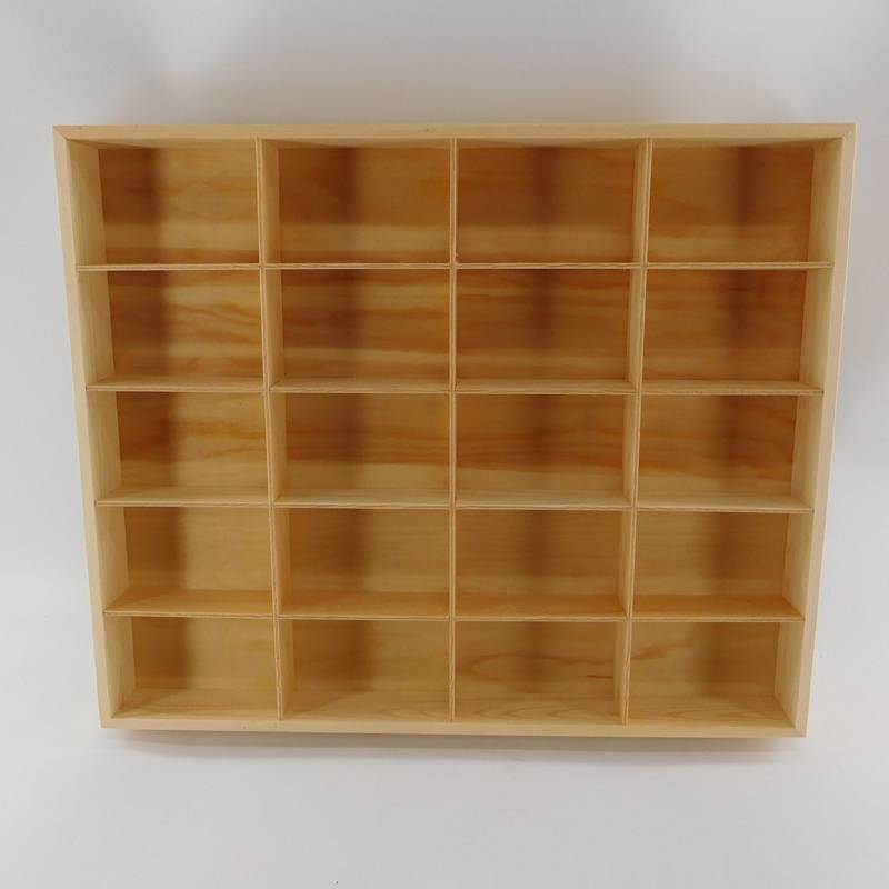natural unfinished pine wood tray with compartments wholesale