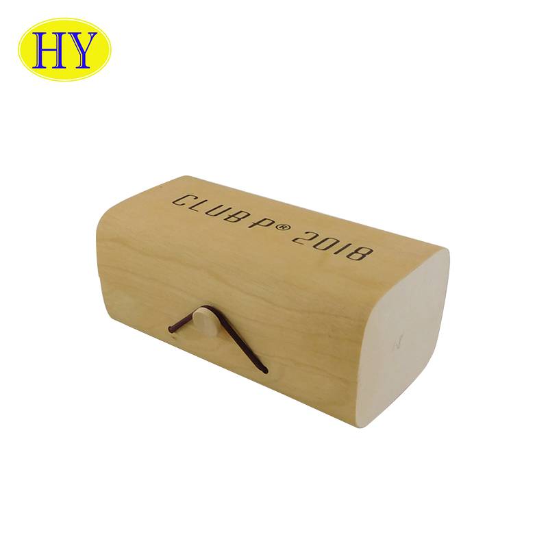 High definition Wooden Letters And Numbers - Custom Unfinished small wood veneer boxes wooden bark box for small gifts – Huiyang