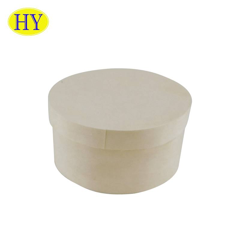 Cheap Discount Wooden Cheese Box Manufacturers Suppliers - Round Cake Veneer Box Takeaway Packaging Box Wooden Cheese Box – Huiyang