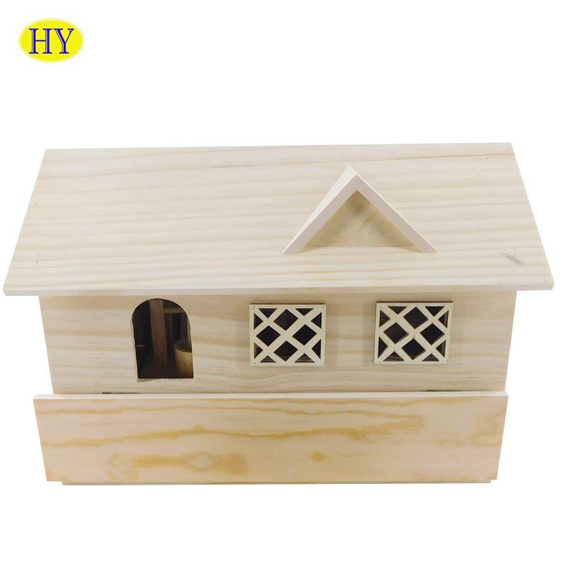 Chinese wholesale - Wholesale Unfinished Wooden Mill Doll House Toys – Huiyang
