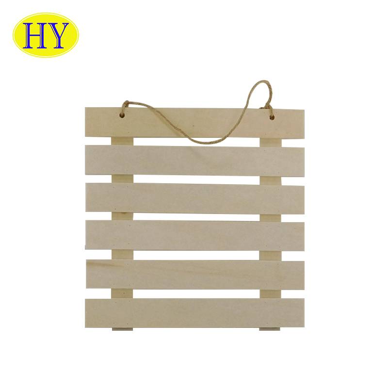 Manufacturer direct sales of new decorative home wooden pallet hanger