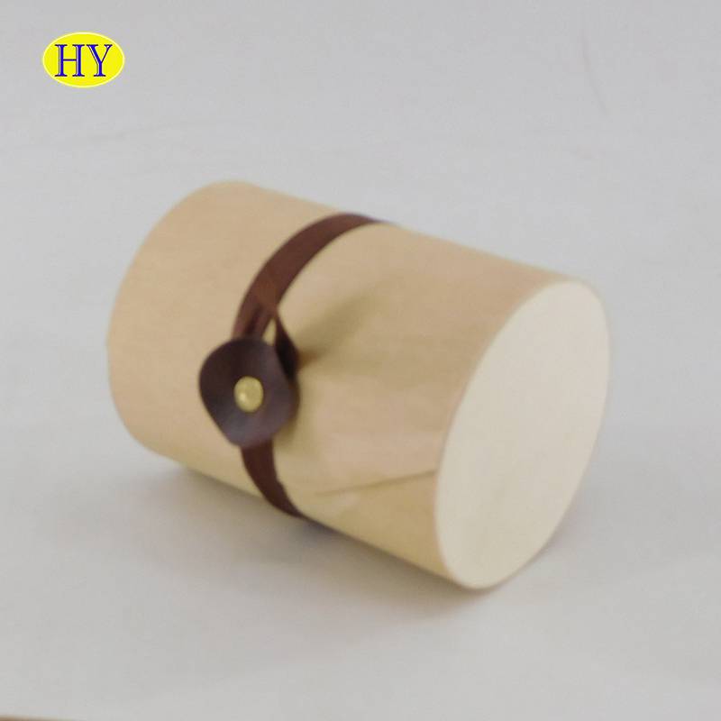 small natural unfinished wood veneer box for gift packaging wholesale