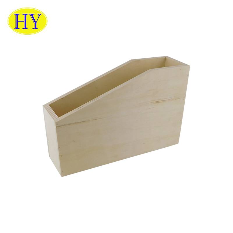 China Wholesale Wooden Picture Frames Product Factory - Desk Organizer wooden office table stationery rack for Office and Home – Huiyang