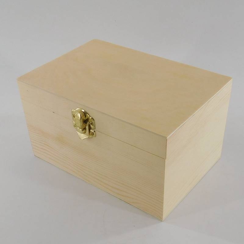Unfinished Handmade Essential Oil Wooden Storage Box 12 holes