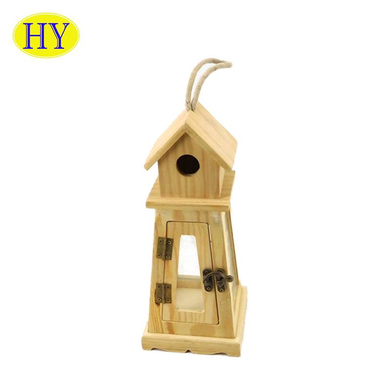 New Unfinished Chinese Cheap Wholesale Wooden Pigeons Bird House For Sale