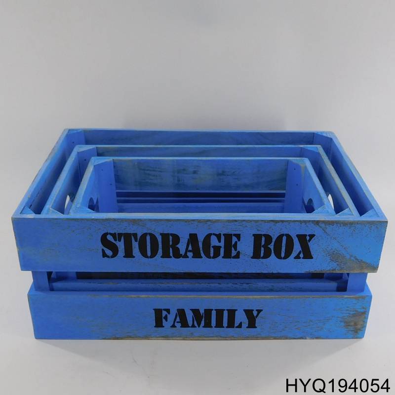 Cheap Discount Wooden Tool Box Products Factories - Wholesale Cheap Wooden Storage Fruit Vegetables Crates For Sale – Huiyang