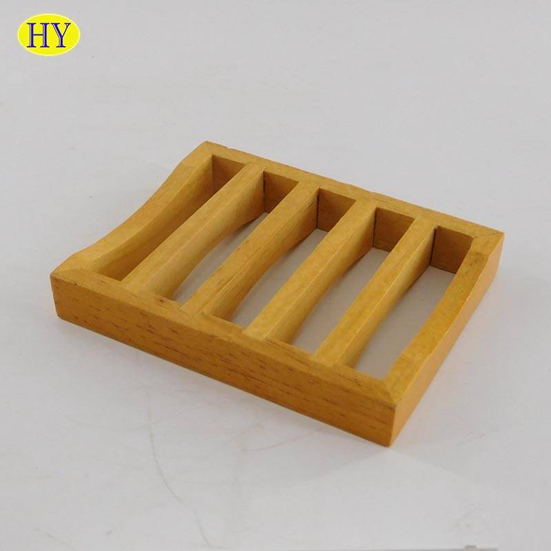 Wholesale Unfinished Custom Wooden Soap Tray Soap Dish