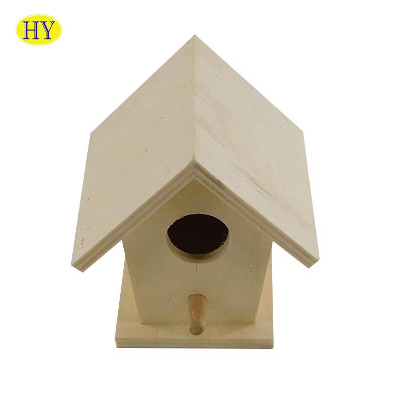 Wholesale Simple Cheap Unfinished Wooden Bird Nestbox Featured Image